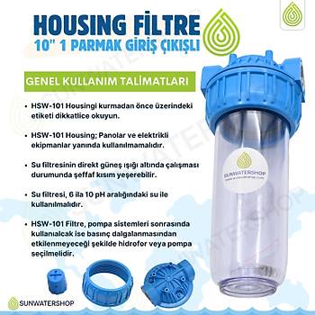 10'' Housing Filtre Kab� 1'' Giri� ��k��