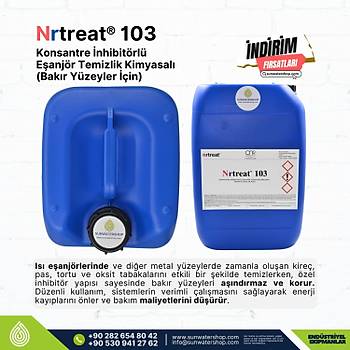 Konsantre �nhibit�rl� E�anj�r Temizlik Kimyasal� (Bak�r Y�zeyler ��in)