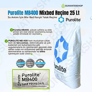 Purolite MB400 Mixbed Reine  25 Lt
