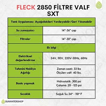 Fleck 2910 Yumu�atma 1700 Timer SXT Valfi