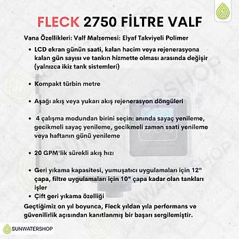 Fleck 2750 Filtre Valf
