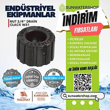 Nut 3/4'' Drain  Clack  WS1