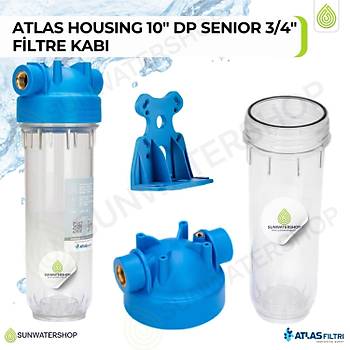 Atlas Housing 10� DP Senior 3/4'' Filtre Kab�