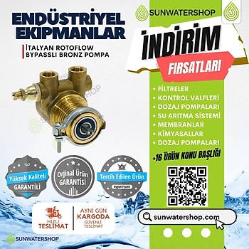 �talyan Rotoflow Bypassl� Bronz Pompa