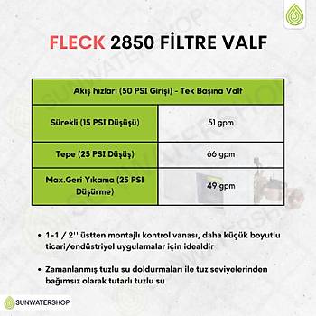Fleck 2850 Filtre Valf