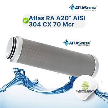 Atlas RA A20 AISI 304 CX 70 Mcr Paslanmaz elik Filtre
