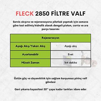 Fleck 2850 Filtre Valf