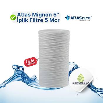 Atlas Mignon 5'' plik Filtre 5 Mcr