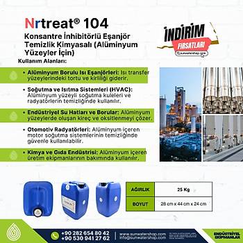 Konsantre �nhibit�rl� E�anj�r Temizlik Kimyasal� (Al�minyum Y�zeyler ��in)