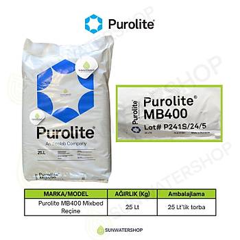 Purolite MB400 Mixbed Re�ine  25 Lt