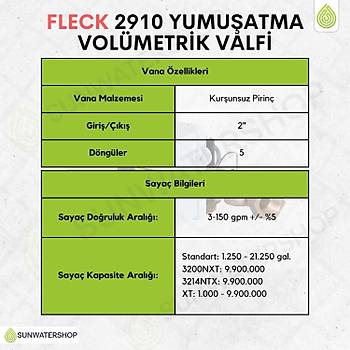 Fleck 2910 Yumu�atma 1700 Vol�metrik Valfi