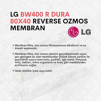 LG BW400 R DURA 80x40 Reverse Ozmos Membran