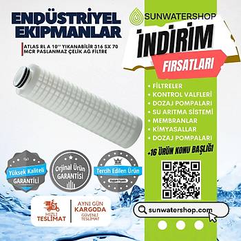 Atlas RL BX Ykanabilir Polyester A Filtre 50 Mcr