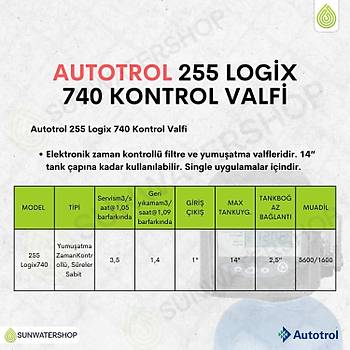 Autotrol 255 Logix 740 F Kontrol Valfi