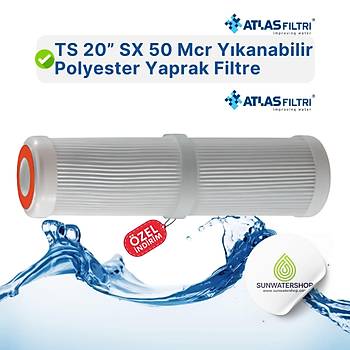 Atlas TS 10 SX 50 Mcr Ykanabilir Polyester Yaprak Filtre
