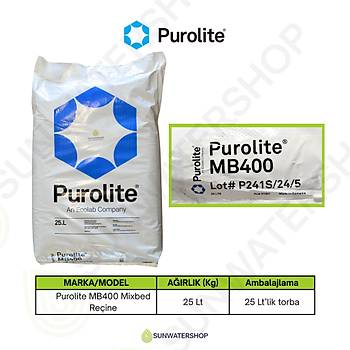 Purolite MB400 Mixbed Reine  25 Lt