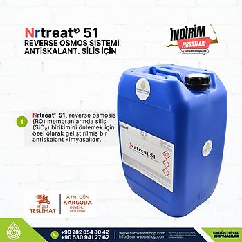 Reverse Osmoz Sistemi Antiskalant ( Silis in )