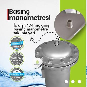25 Bar Basnca Dayankl SS316 Torba Filtre 2'' DN50 ( Bag Filtre -Gaf Filtre)