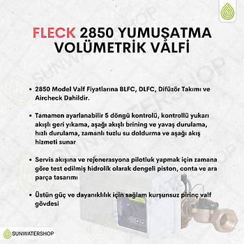 Fleck 2850 Yumu�atma 1700 Vol�metrik Valfi