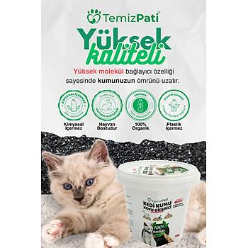 Avantaj Paketi Aktif Karbonlu  Kedi Kumu Koku Gidericis  Koku Hapseden, Sper Etkili,  Doal Koku Giderici Karbon Kedi Dostu Koku Giderici