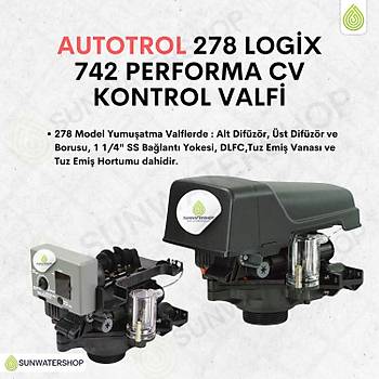 Autotrol 278 Logix 742 Performa Cv Yumu�atma Zaman Kontroll� Valf