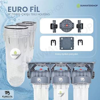 EURO F�L 10'' ��l� Housing  1'' Giri� ��k��l� Filtre Kab�