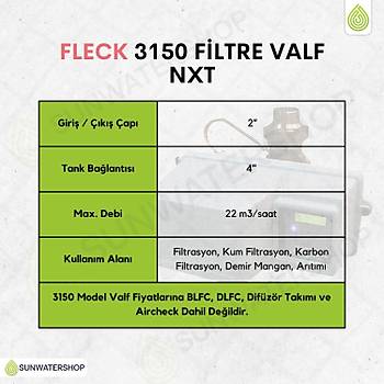 Fleck 3150 Filtre Valf NXT