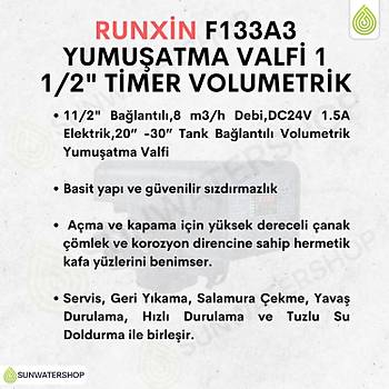 Runxin F133A3 Yumu�atma Valfi 1 1/2