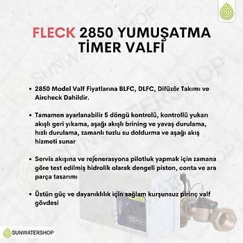 Fleck 2850 Yumu�atma 1700 Timer Valfi