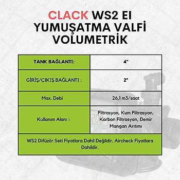Clack WS2 EI Yumu�atma Valfi Timer