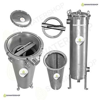 Paslanmaz Torba Filtre 2'' DN50 (Bag Filtre-Gaf Filtre)