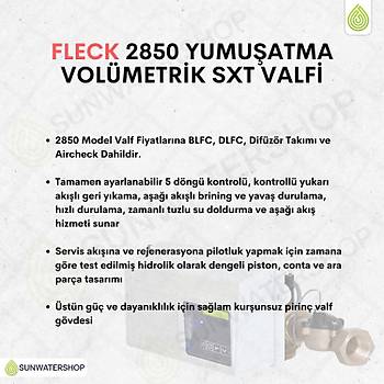 Fleck 2850 Yumu�atma 1700 Vol�metrik SXT Valfi