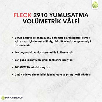 Fleck 2910 Yumu�atma 1700 Vol�metrik Valfi