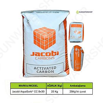 Jacobi AquaSorb CC 8x30 Kokonat Bazl Granl Aktif Karbon 25 kg