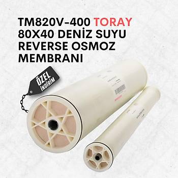 Toray TM820V 400 8040 Deniz Suyu Reverse Osmoz  Membran