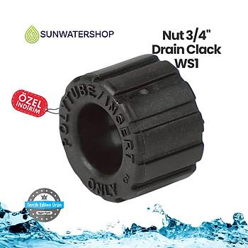 Nut 3/4'' Drain  Clack  WS1