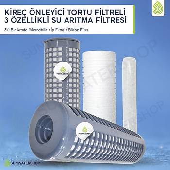 Daire Giri�i Kire� �nleyici 3'� Bir Arada Tortu Filtre (Y�kanabilir + �p Filtre + Silifoz Filtre )