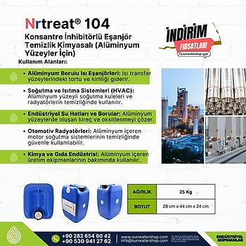 Konsantre nhibitrl Eanjr Temizlik Kimyasal (Alminyum Yzeyler in)