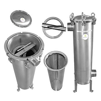 Paslanmaz Torba Filtre 3'' DN80 (Bag Filtre-Gaf Filtre)