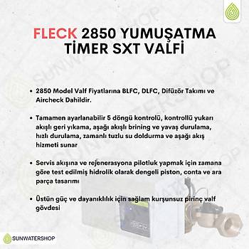 Fleck 2850 Yumu�atma 1700 Timer SXT Valfi
