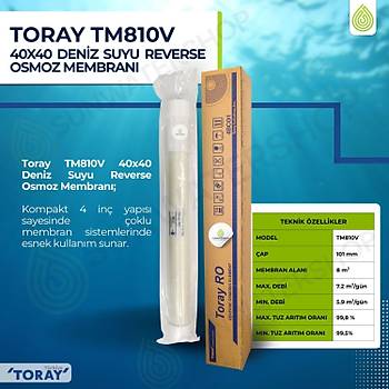 TORAY TM810V 40x40 DEN�Z SUYU REVERSE OSMOZ MEMBRANI