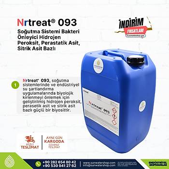 Soutma Sistemi Bakteri nleyici (Hidrojen Peroksit, Perastatik Asit, Sitrik Asit Bazl)