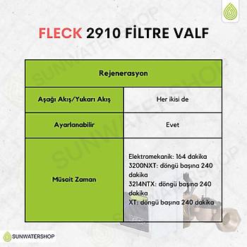 Fleck 2910 Filtre Valf