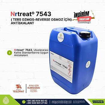 Nrtreat Antiskalant ( Ters Ozmos-Reverse Osmoz in) 25 Kg