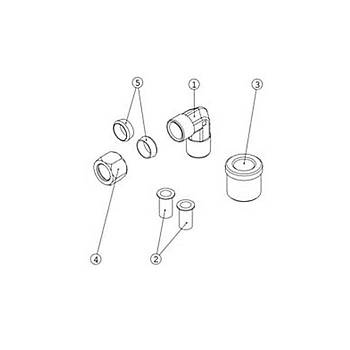 Fleck KIT57 1700 Tuz Dirsei Takm