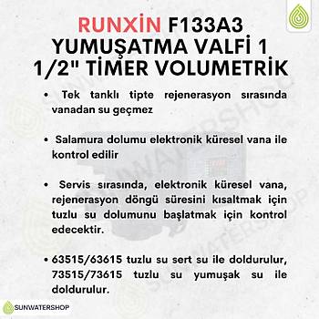 Runxin F133A3 Yumu�atma Valfi 1 1/2