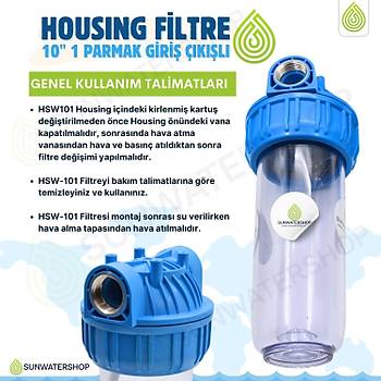 10'' Housing Filtre Kab� 1'' Giri� ��k��