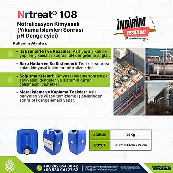 Ntralizasyon Kimyasal (Ykama lemleri Sonras pH Dengeleyici)