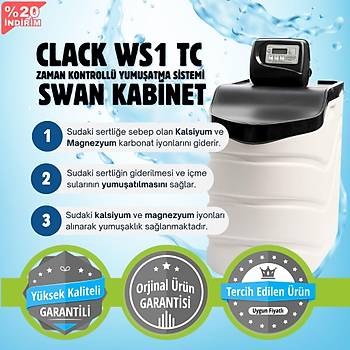 Clack WS1 TC Zaman Kontroll Yumuatma Sistemi (SWAN KABNET)