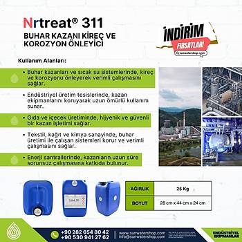 Buhar Kazan Kire ve Korozyon nleyici (Polimer, Dispersant, Slfit)